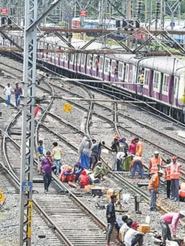 Railway Mega Block : रेल्वेचा २ दिवस जम्बो मेगाब्लॉक, ३४४ लोकल सेवा रद्द