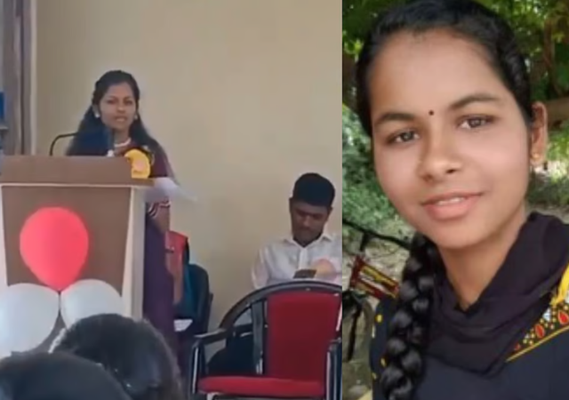 Viral Video : निरोप समारंभाचे भाषण करतेवेळी महाविद्यालयात विद्यार्थिनीचा मृत्यू