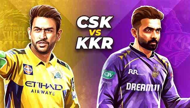 CSK vs KKR, IPL 2025 : चेन्नई सुपर किंग्ज आणि कोलकत्ता नाइट राइडर्स आमने सामने