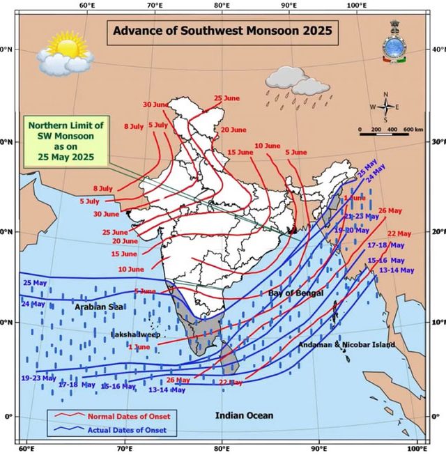 मान्सून महाराष्ट्रात दाखल! भारतीय हवामान विभागाची अधिकृत घोषणा