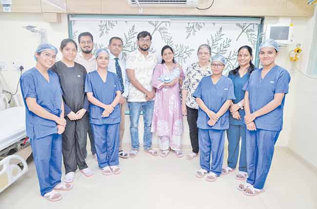 नवजात बाळावर जसलोक हॉस्पिटलमध्ये यशस्वी शस्त्रक्रिया