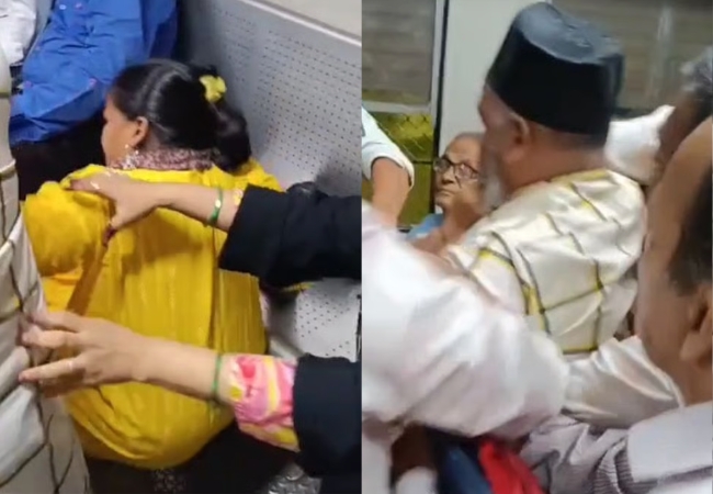 लोकल ट्रेनच्या आरक्षित डब्यात पुरुष प्रवाशाकडून महिलेला बेदम मारहाण, व्हायरल व्हिडिओमुळे संताप