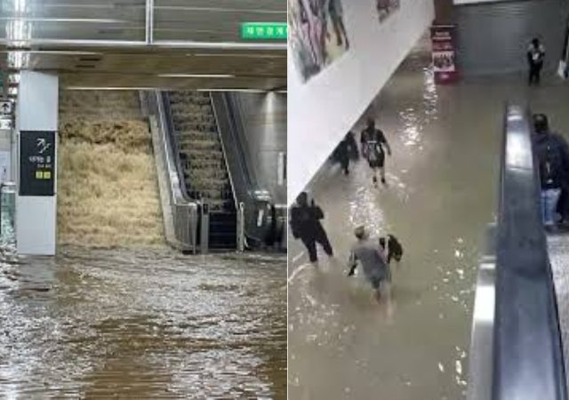 Mumbai Rain: मुंबईतील अंडरग्राउंड मेट्रो-3 मध्ये साचले पावसाचे पाणी , वाहतूक सेवा ठप्प