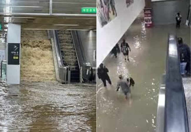 Mumbai Rain: मुंबईतील अंडरग्राउंड मेट्रो-3 मध्ये साचले पावसाचे पाणी , वाहतूक सेवा ठप्प