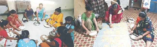 अवकाळी पावसामुळे महिला गृहोद्योगांची गणिते कोलमडली