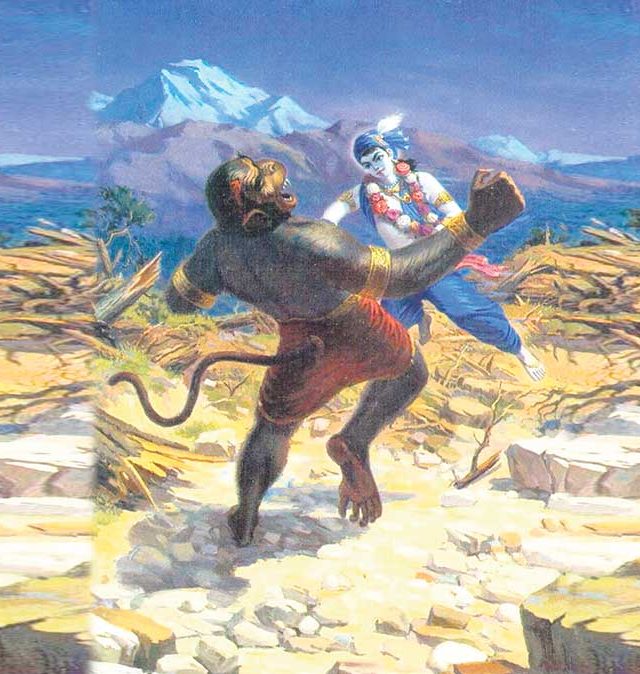 बलरामाकडून द्विविदाचा उद्धार