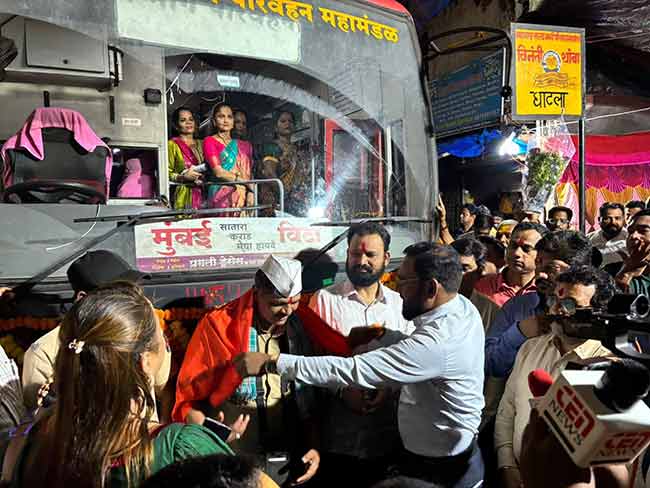 चेंबूरमध्ये एसटी बस  थांब्यामुळे प्रवास होणार सुखकर