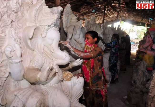 मोठ्या पीओपीच्या गणेशमुर्त्यांचे खोल समुद्रात होणार विसर्जन