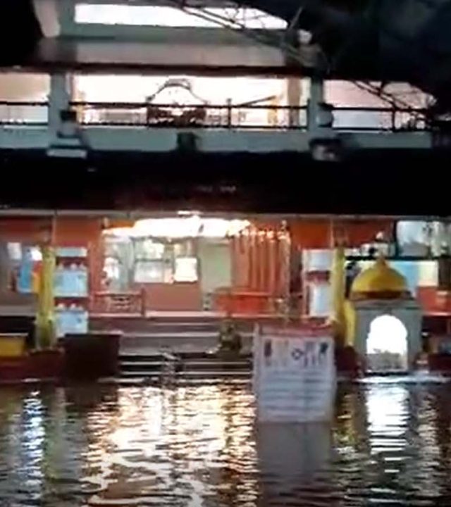 रत्नागिरी : तब्बल ३७ वर्षांनी आडिवऱ्याच्या महाकाली मंदिरात पुराचे पाणी!