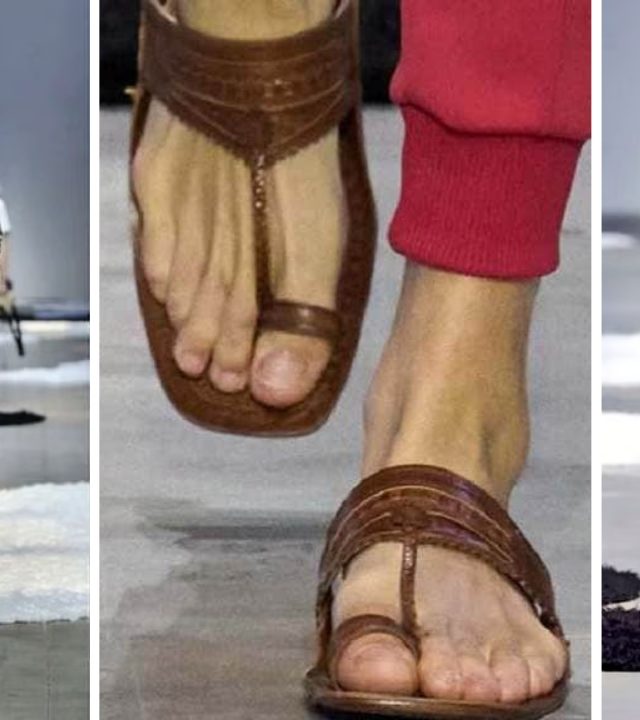 Kolhapuri Chappal Controversy : प्राडाच्या फॅशन रॅम्पवर कोल्हापुरी चप्पलचा रुबाब! तर, इटालियन 'प्राडा'वर चोरीचा आरोप... काय आहे नेमकं प्रकरण?