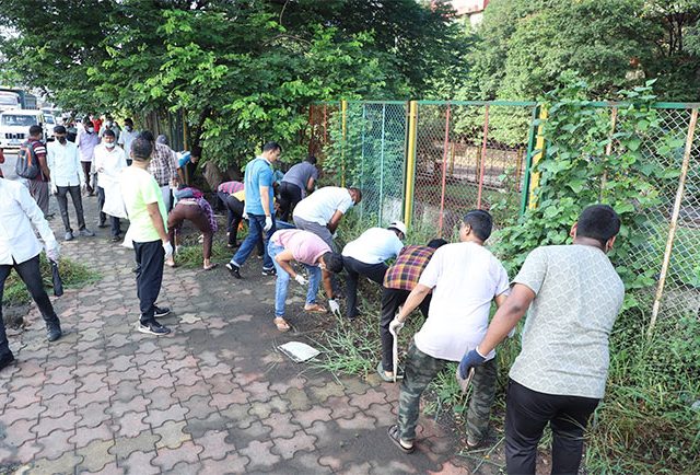 सायन पनवेल महामार्ग स्वच्छता मोहीम यशस्वी, 3500 हून श्रीसदस्यांचा सहभाग