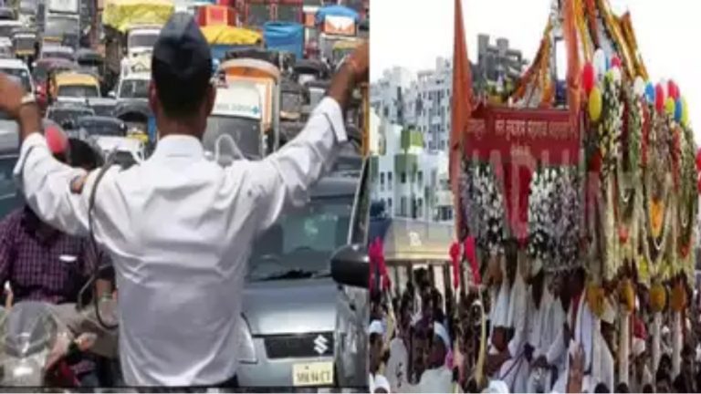 पुण्यात संत तुकाराम महाराजांची पालखी, वाहतुकीत होणार मोठे बदल...
