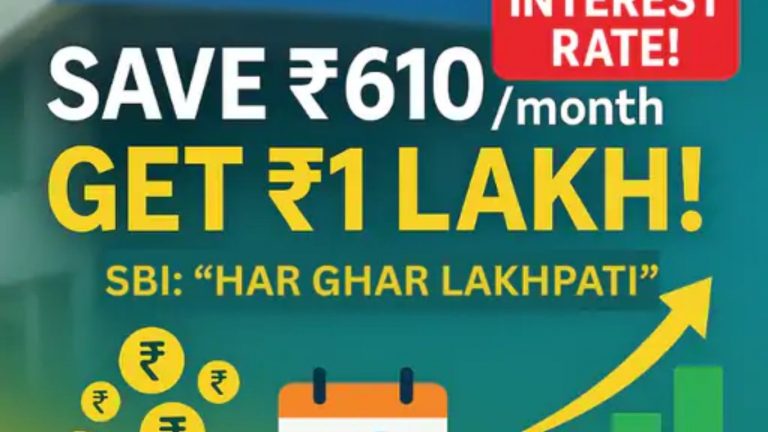 SBI News: आता व्हा मालामाल लखपती एसबीआयची सर्वसामान्यांसाठी ' हर घर लखपती योजना '