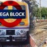Mega block : मध्य रेल्वेच्या हार्बर मार्गावर रविवारी मेगाब्लॉक