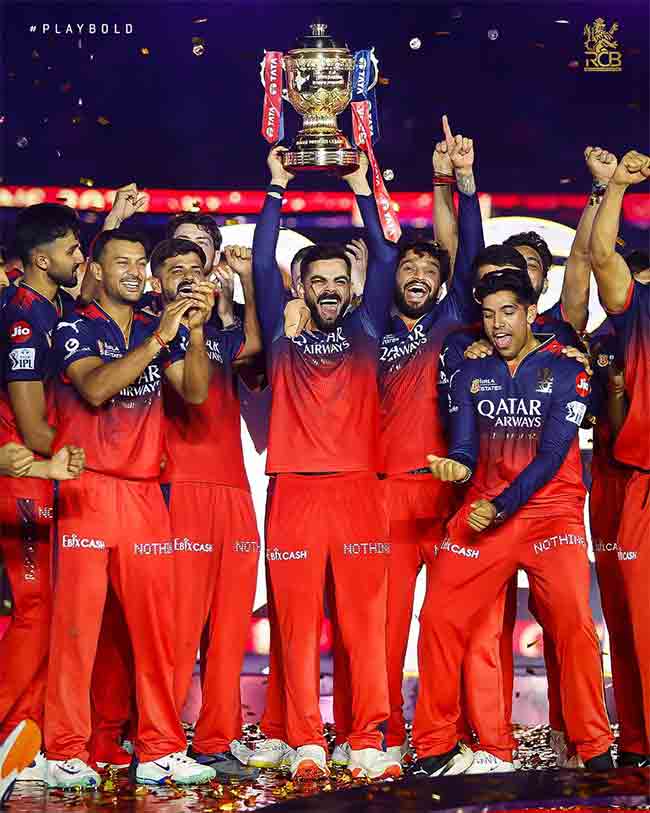 IPL 2025: RCBच्या विजयी क्षणांनी रचला इतिहास