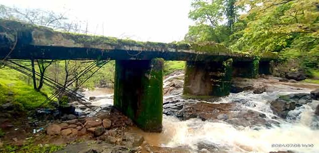 पडसरे गावाला जोडणारा पूल मोजतोय अखेरची घटका