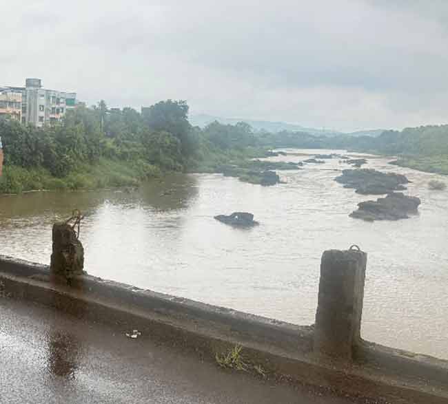 भातसा नदीवरील गेरसे पुलाची अवस्था धोकादायक
