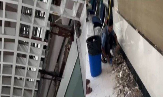 Mantralay: मंत्रालयात दुर्घटना, सातव्या मजल्यावर सिलिंग कोसळलं