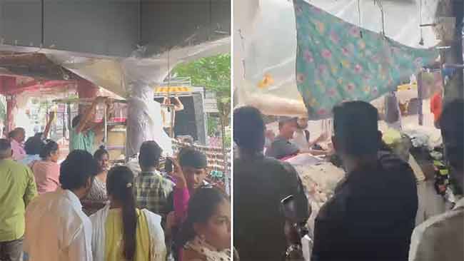 कुलाबा कॉजवेवरील अनधिकृत फेरीवाल्यांवर बीएमसीची कारवाई