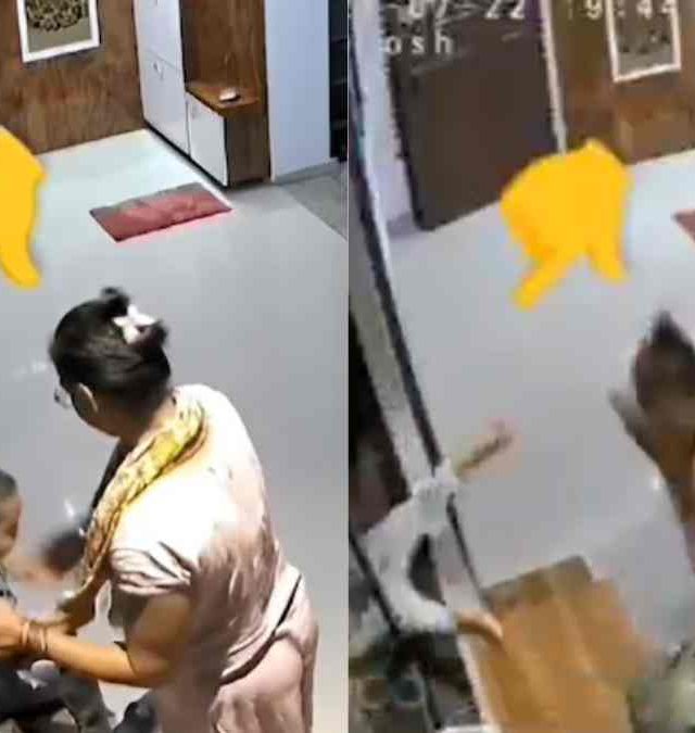 हृदयद्रावक! आईची एक चूक... आणि बाराव्या मजल्यावरून पडून चिमुकलीचा मृत्यू, CCTV फुटेज आले समोर