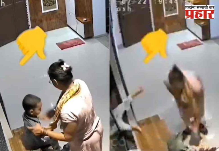 हृदयद्रावक! आईची एक चूक... आणि बाराव्या मजल्यावरून पडून चिमुकलीचा मृत्यू, CCTV फुटेज आले समोर