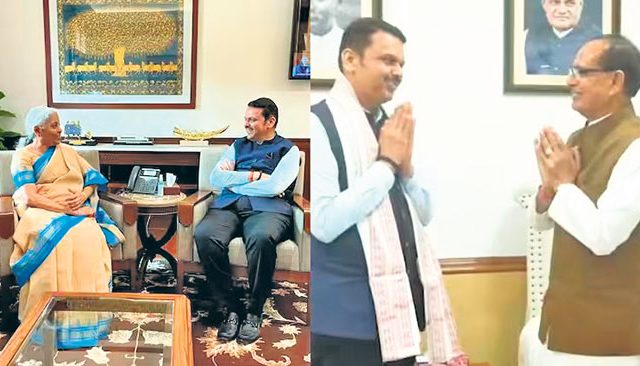 राज्यातील विकास प्रकल्पांसाठी मुख्यमंत्र्यांच्या दिल्लीत भेटीगाठी
