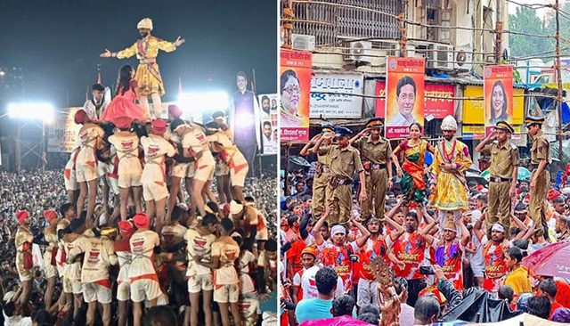 गोविंदांच्या टी-शर्टवर ‘महाराष्ट्रात मराठी'चा संदेश!