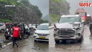 Mumbai Pune Expressway : मुंबई-पुणे एक्सप्रेस वेवर भीषण अपघात! खोपोली बोगद्यामध्ये ७-८ वाहनांची एकमेकांना जोरदार धडक