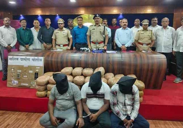 Nasik Crime: नाशकात मुंबईत विक्रीसाठी जाणारा शेकडो टन गांजा जप्त, तिघांना अटक, एक फरार
