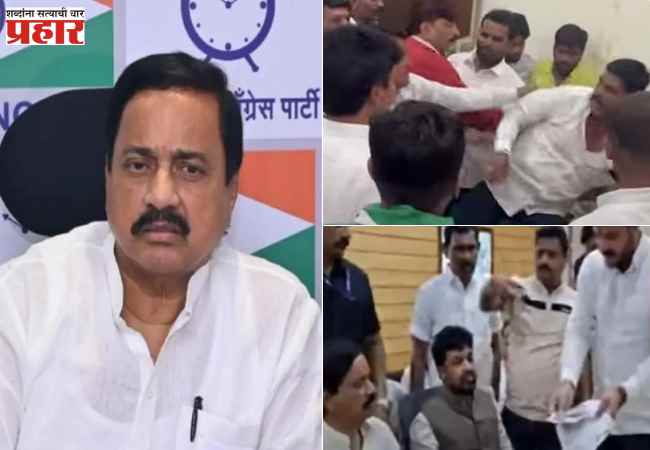 सुनील तटकरेंच्या पत्रकार परिषदेत कोकाटेंच्या राजीनाम्यावरुन राडा, छावा संघटनेने पत्ते भिरकावले, एनसीपीचे कार्यकर्ते भडकले