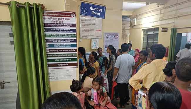चौकच्या ग्रामीण रुग्णालयाचा वैद्यकीय अधिक्षकांकडून कायापालट
