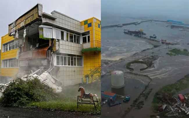 Russia Earthquake: भूकंपानंतर त्सूनामी, रशिया ते जपान सगळीकडे हाहाकार; किनाऱ्यावर आले मोठे मासे; नागरिक छतावर चढले