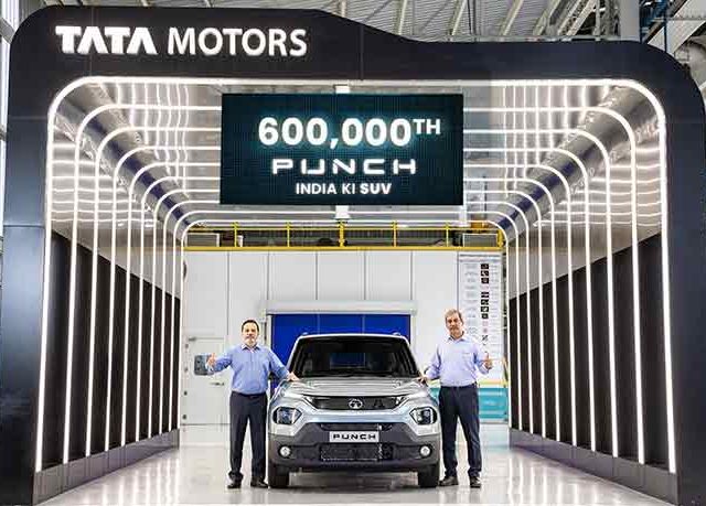 Tata Punch: टाटा पंचकडून ४ वर्षांत ६ लाख युनिट्स उत्पादनाचा टप्पा पार
