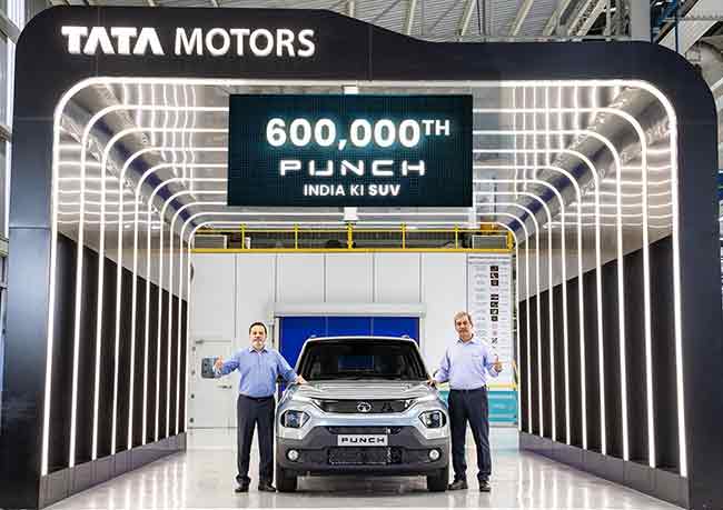 Tata Punch: टाटा पंचकडून ४ वर्षांत ६ लाख युनिट्स उत्पादनाचा टप्पा पार