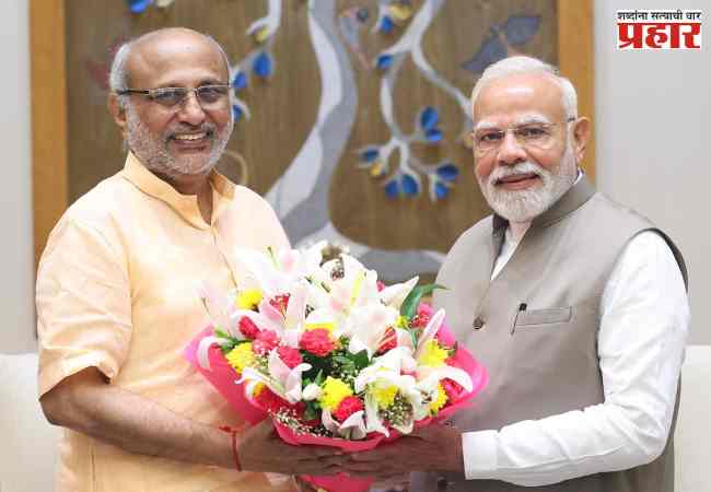 राज्यपालांनी घेतली पंतप्रधान मोदींची भेट, २१ ऑगस्ट रोजी उपराष्ट्रपतीपदासाठी दाखल करणार उमेदवारी अर्ज