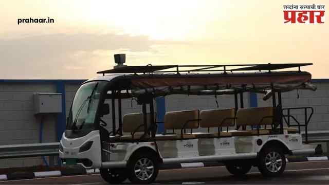 IIT Hyderabad AI Driverless Bus : भारताचा टेक्नॉलॉजी चमत्कार! IIT हैदराबादमध्ये ड्रायव्हरविना बस, १० हजार प्रवाशांनी घेतला भन्नाट अनुभव