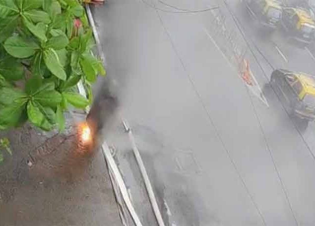 किंग्स सर्कलजवळ 'बेस्ट'च्या मीटर बॉक्सला आग!