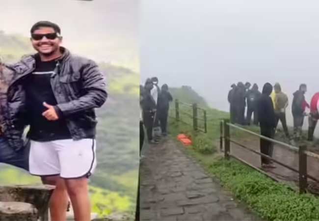 सिंहगडावरुन बेपत्ता झालेला गौतम चार दिवसांनी दरीत जिवंत आढळला