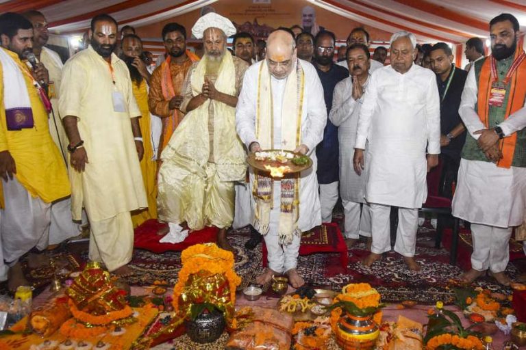 अयोध्येत श्रीराम तर बिहारमध्ये सीताधाम; अमित शाहांच्या हस्ते सीतेच्या मंदिरासाठी पायाभरणी