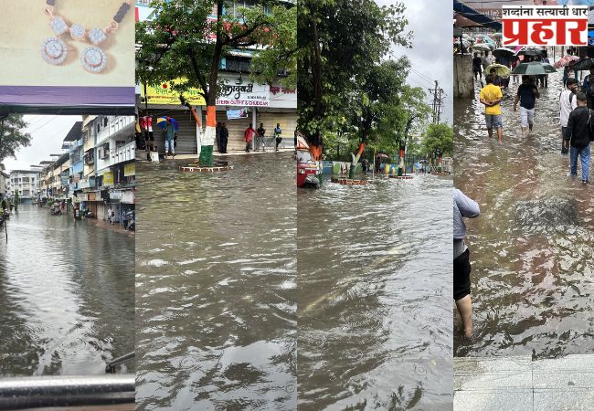 विरार, वसई, नालासोपारामधील अनेक भाग पाण्याखाली, पाऊस अजूनही कायम, रेड अलर्ट जारी