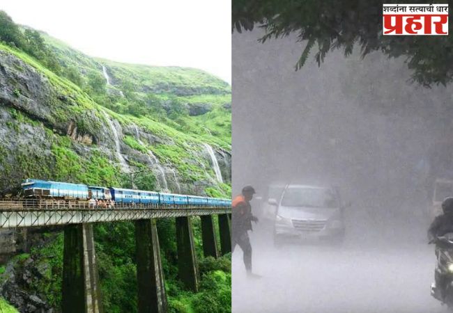 मुंबई : पावसामुळे कोकण रेल्वेच्या अनेक गाड्या रद्द तर काही गाड्या विलंबाने