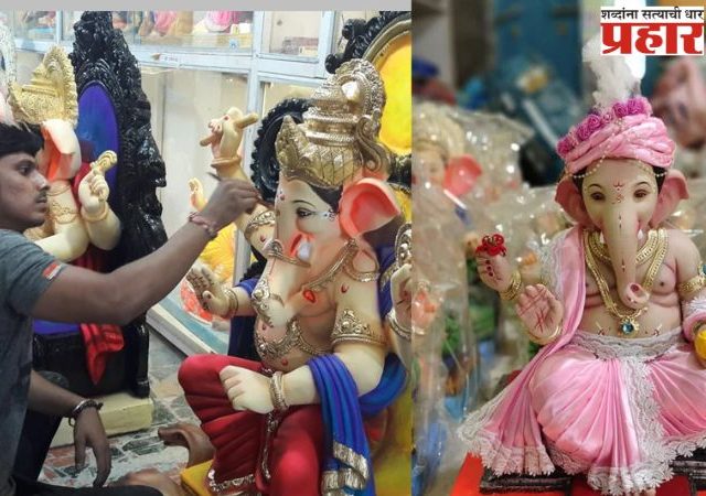 रायगड : पेणमधून यंदा दुप्पट गणेशमूर्ती परदेशात रवाना