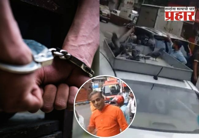 कबुतरखाना बंद झाल्यावर दादरमध्ये पक्ष्यांसाठी फिडिंग कार चालवणाऱ्या मुजोर वाहन मालकाला अटक
