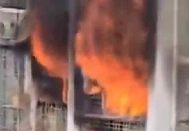 मालाडमध्ये वैष्णवी हाइट्सला आग