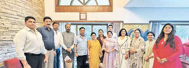 खा. नारायण राणे यांची महसूल मंत्री चंद्रशेखर बावनकुळे यांनी घेतली भेट