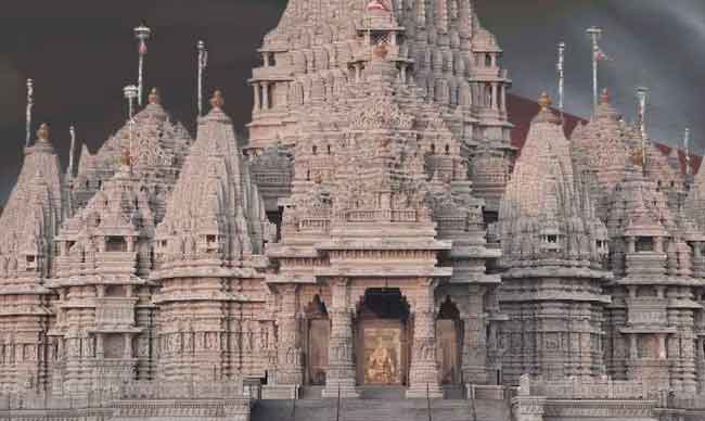 अमेरिकेत आणखी एका हिंदू मंदिरावर हल्ला