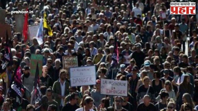 France : फ्रान्स पेटला! रस्त्यावर उतरून लाखो लोकांचा धिंगाणा, जिकडे तिकडे दगडफेक; ट्रेन, बस, मेट्रो ठप्प