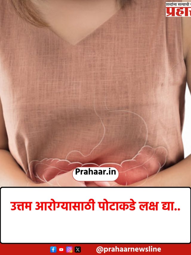 उत्तम आरोग्यासाठी पोटाकडे लक्ष द्या..