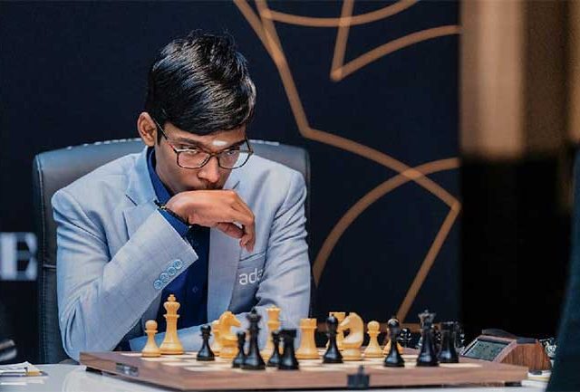 आर. प्रज्ञानंद फिडे क्लासिकल बुद्धिबळ क्रमवारीत चौथ्या स्थानी