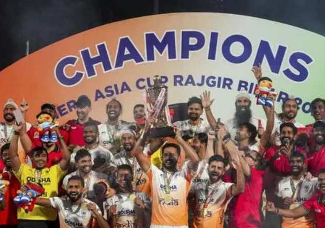 जिंकलो रे!... भारताने कोरियाला ४-१ ने हरवून आशिया कप जिंकला
